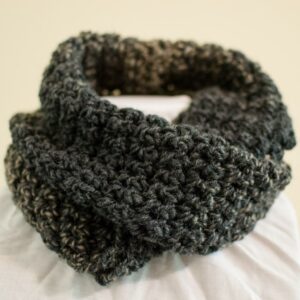 Taupe and Charcoal - Infinity