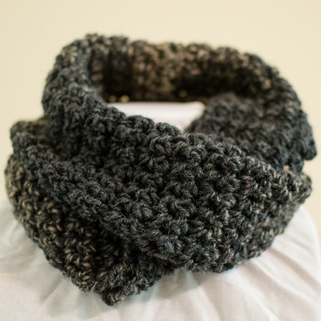 Taupe and Charcoal - Infinity