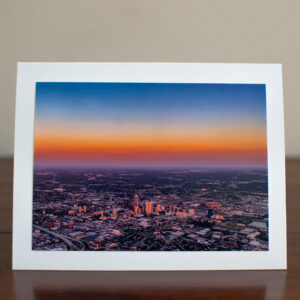 Photo Greeting Card (Blank) - Indianapolis Skyline
